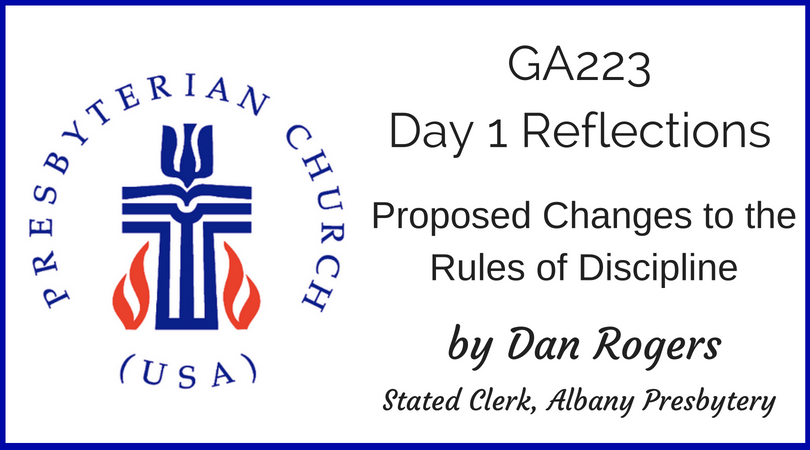 #GA223: Proposed Changes to the Rules of Discipline