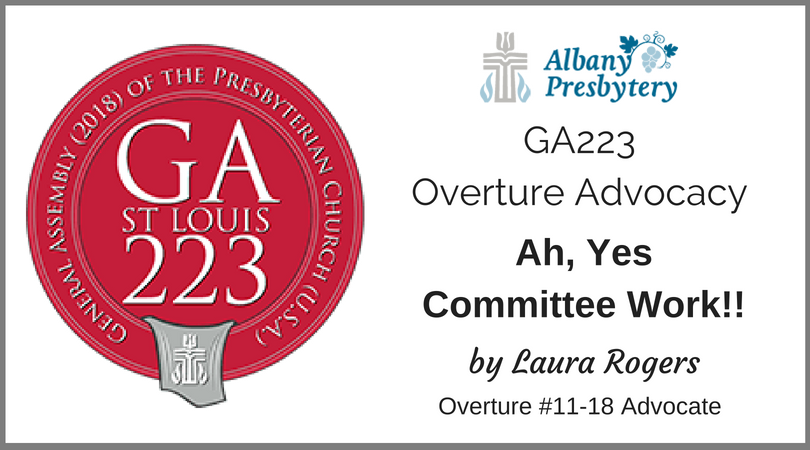 #GA223: Ah, Yes – Committee Work!! by Laura Rogers