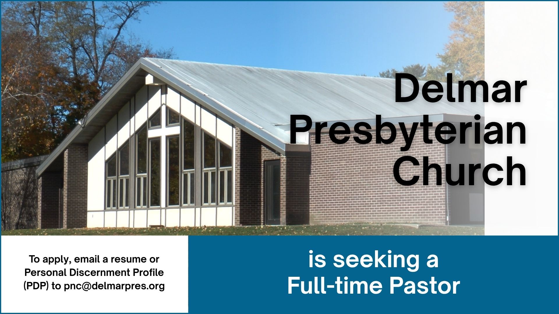 Delmar presbyterian church pastor 1920x1080