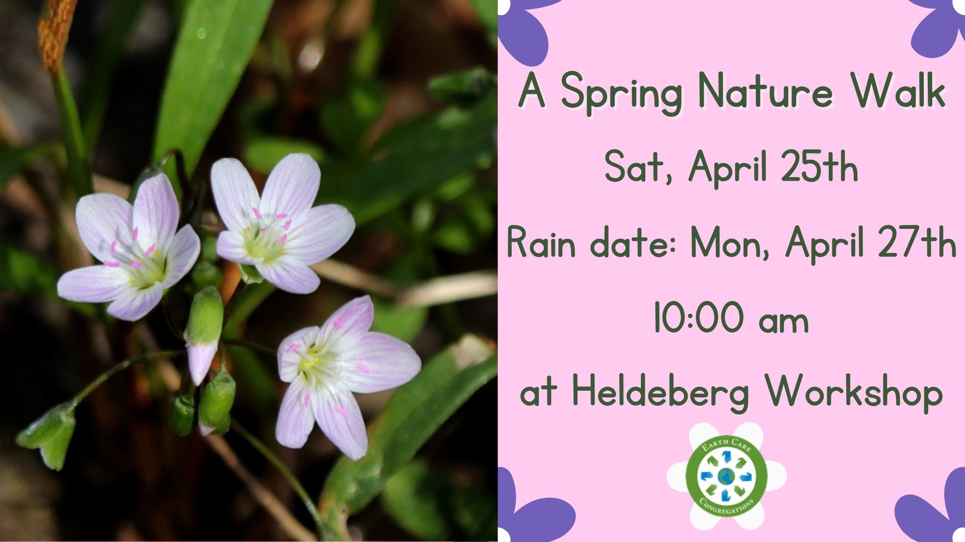 2026 Earth Care Spring Nature Walk 1920×1080 2026 Earth Care Spring Nature Walk 1920x1080