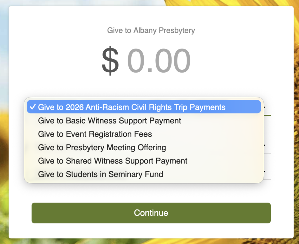 Anti Racism Trip Payments